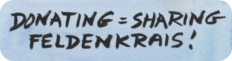 Donating Equals Sharing Feldenkrais